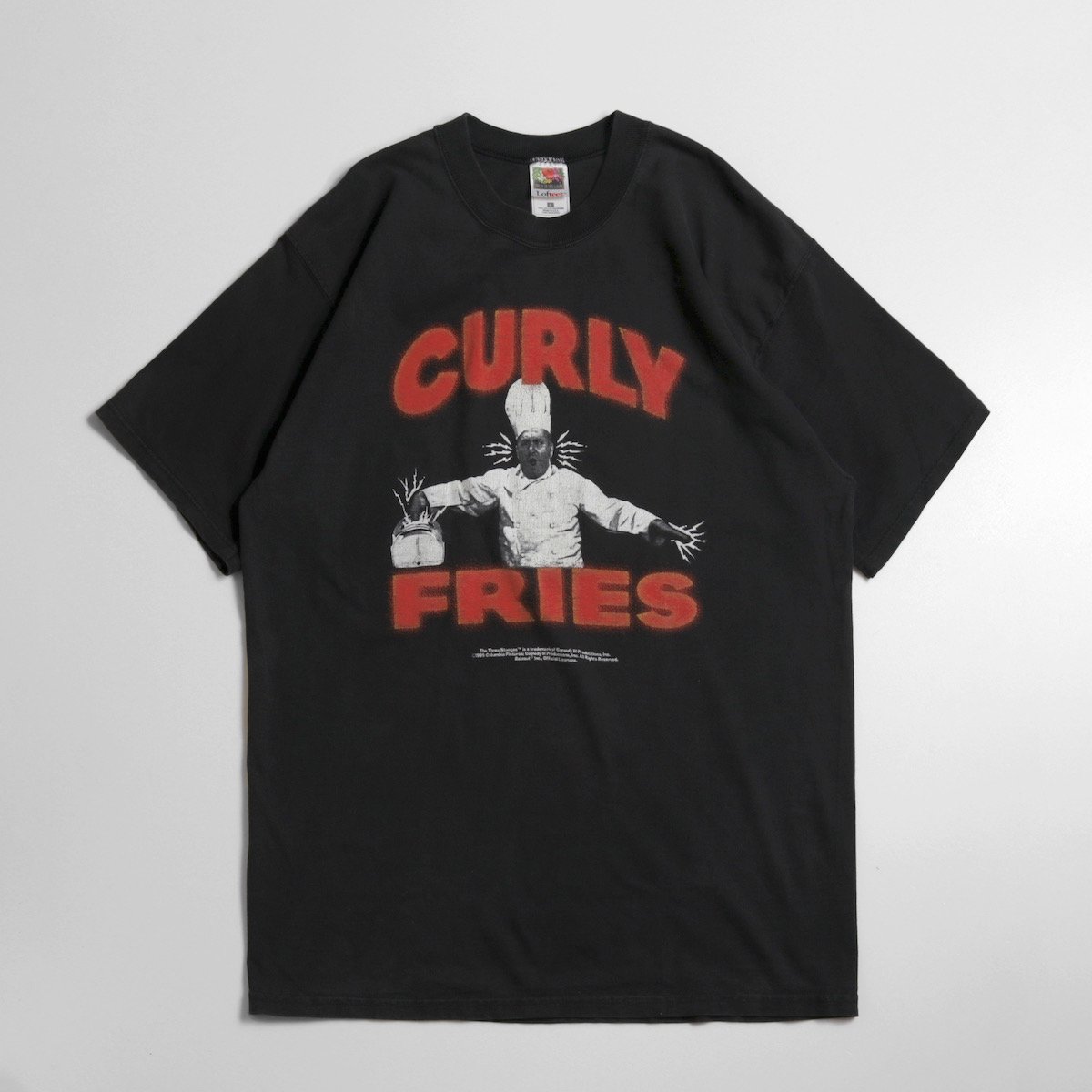 90s The Three Stooges CURLY FRIES Tシャツ