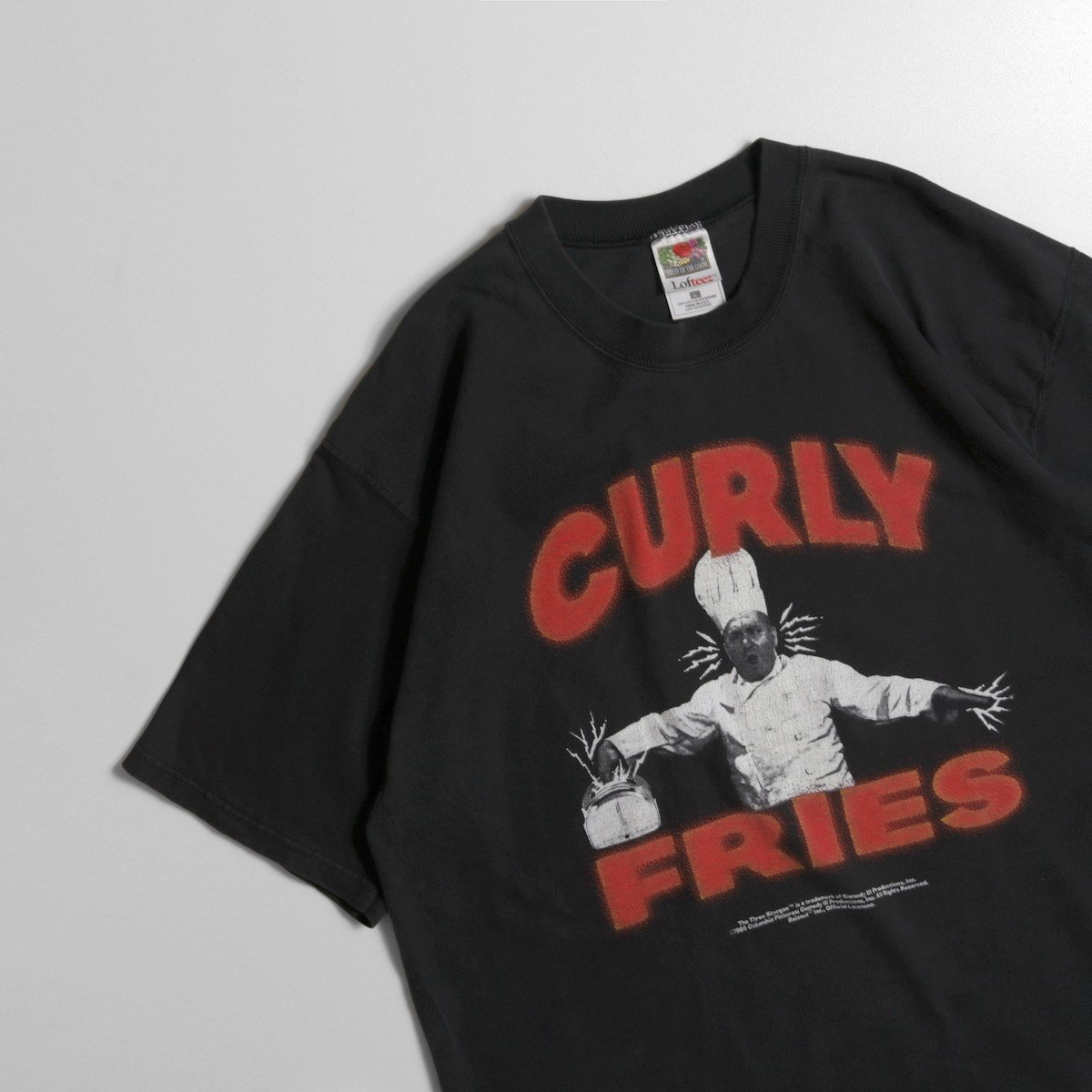 90s The Three Stooges CURLY FRIES Tシャツ