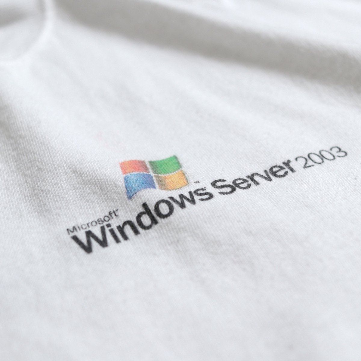 レディース] 03' ビッグサイズ Microsoft Windows Tシャツ ホワイト