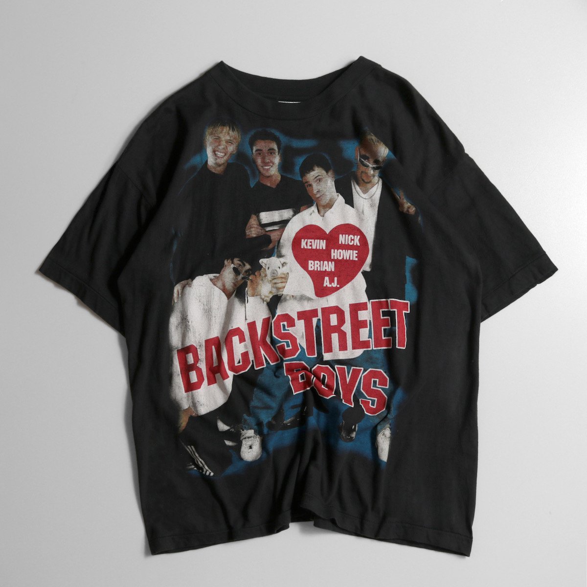 90年代 VECTA BACK STREET BOYS バックストリートボーイズ バンドTシャツ バンT メンズXL ヴィンテージ /evb001929