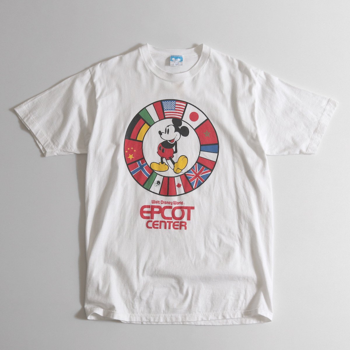 [レディース] 1980s~ ヴィンテージ USA製 Walt Disney World ミッキー Tシャツ ホワイト 3070-8