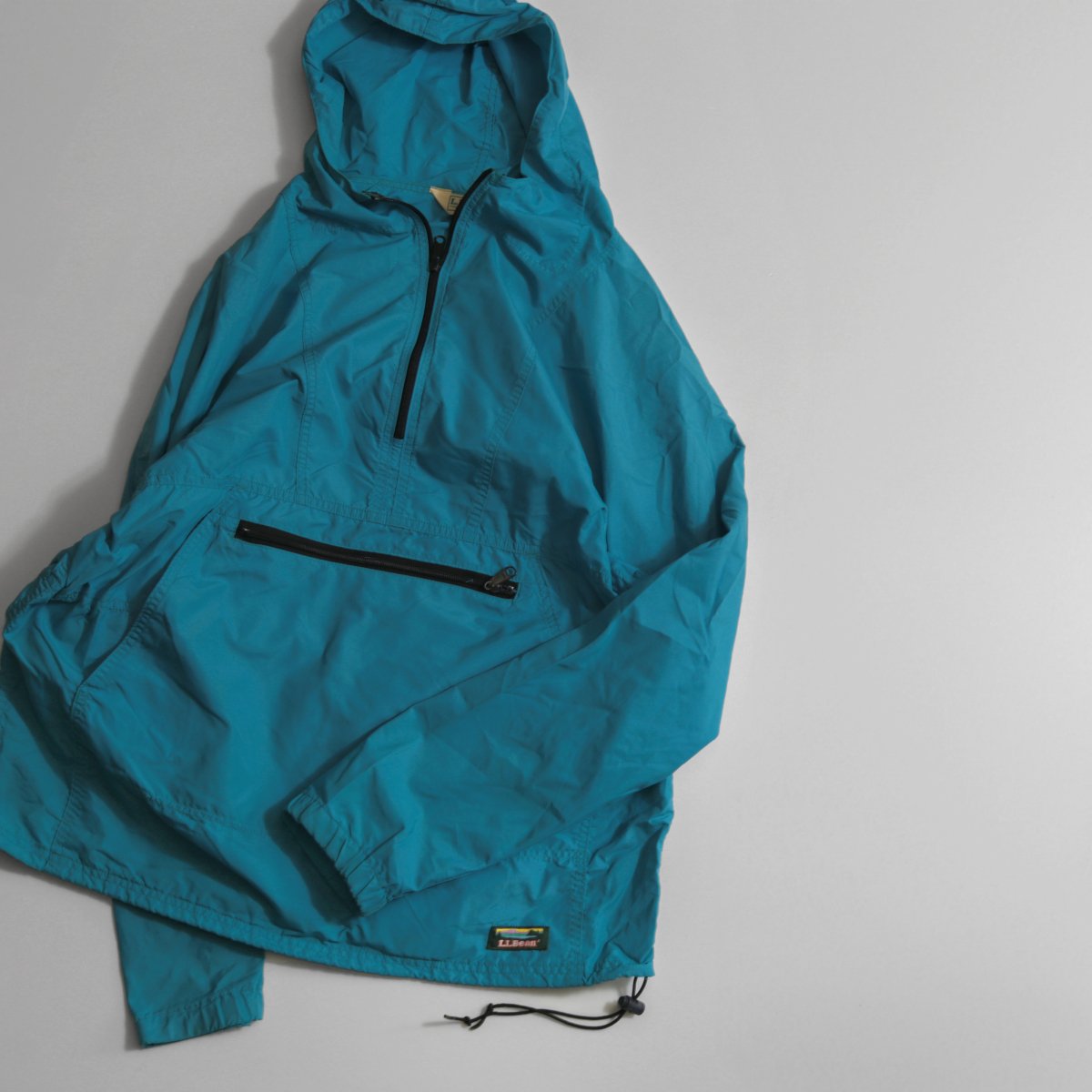 [レディース] 1990s ヴィンテージ USA製 L.L.ビーン マウンテンパーカ ターコイズブルー ［L.L.Bean］