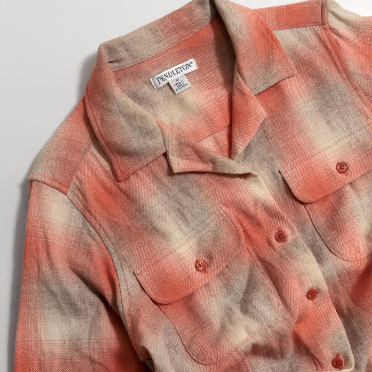 Pendleton トレイルシャツ オレンジ系チェック Pendleton トレイルシャツ オレンジ系チェック ぬくいとビッグ