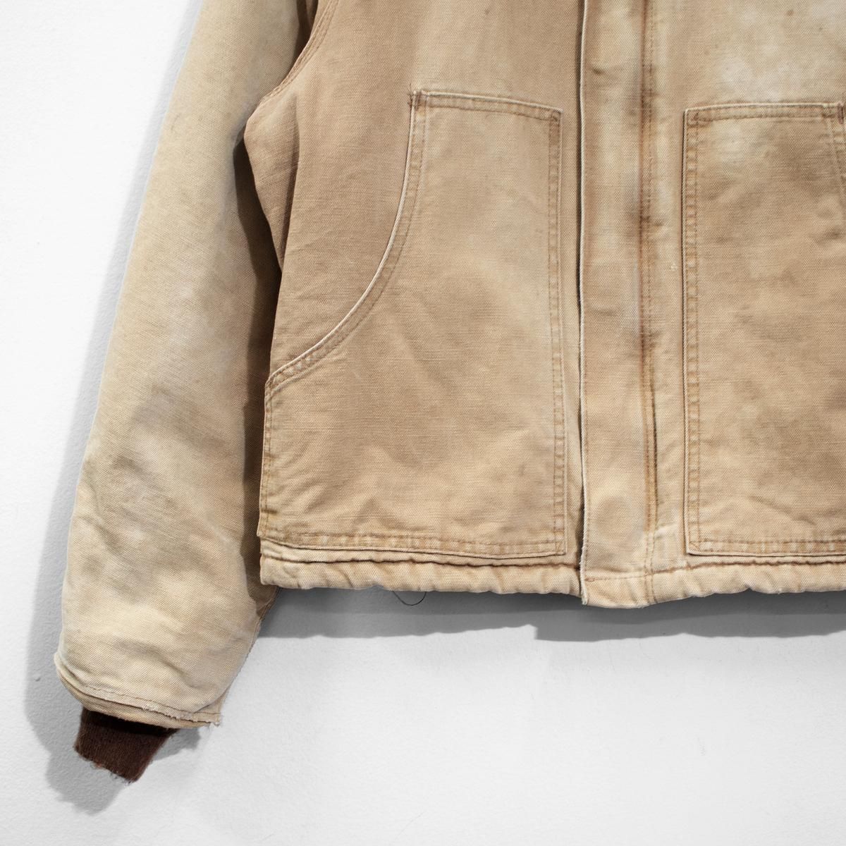 90s carhartt カーハート トラディショナルジャケット ブラウン 古着 90s Carhartt ブラウン ダック パデット トラディショナル