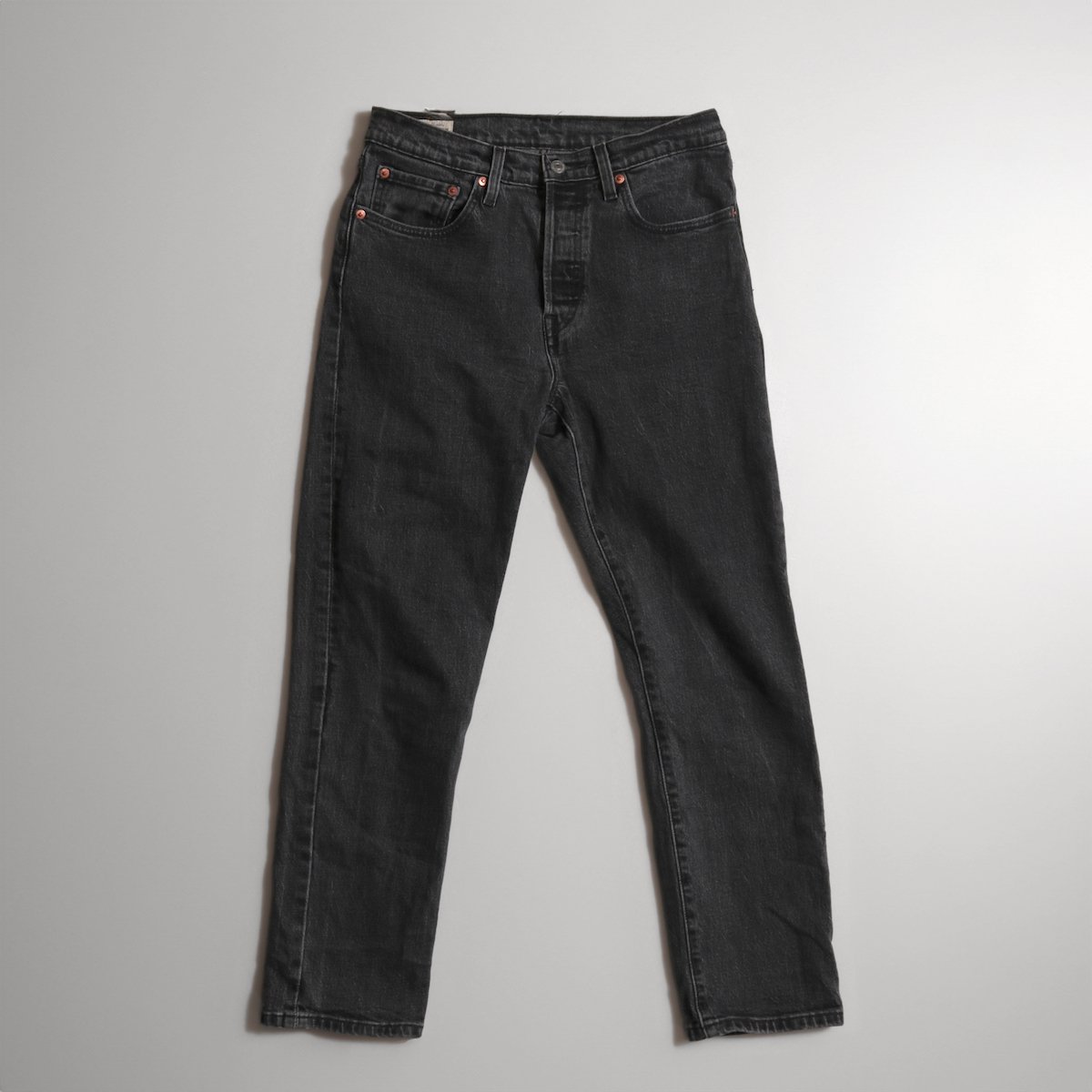 [レディース] ユーズド リーバイスプレミアム 501 デニム ブラック[Levi's Premium]