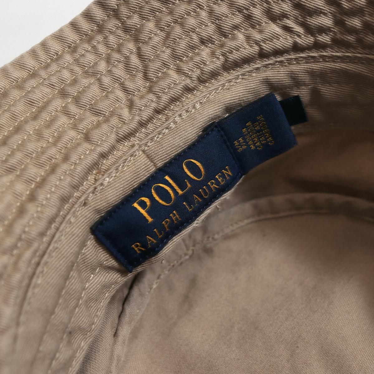 ラルフローレン　ビームス　別注　バケットハット　ベージュ　S/M 2025年最新】BEAMS別注 polo ralph lauren バケットハットの人気