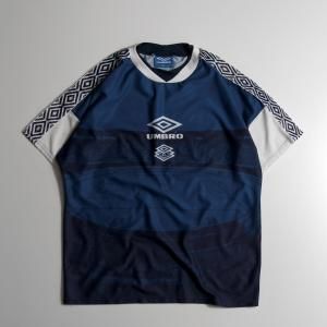 レディース] 1990s ヴィンテージ UMBRO ゲームシャツ ブルー