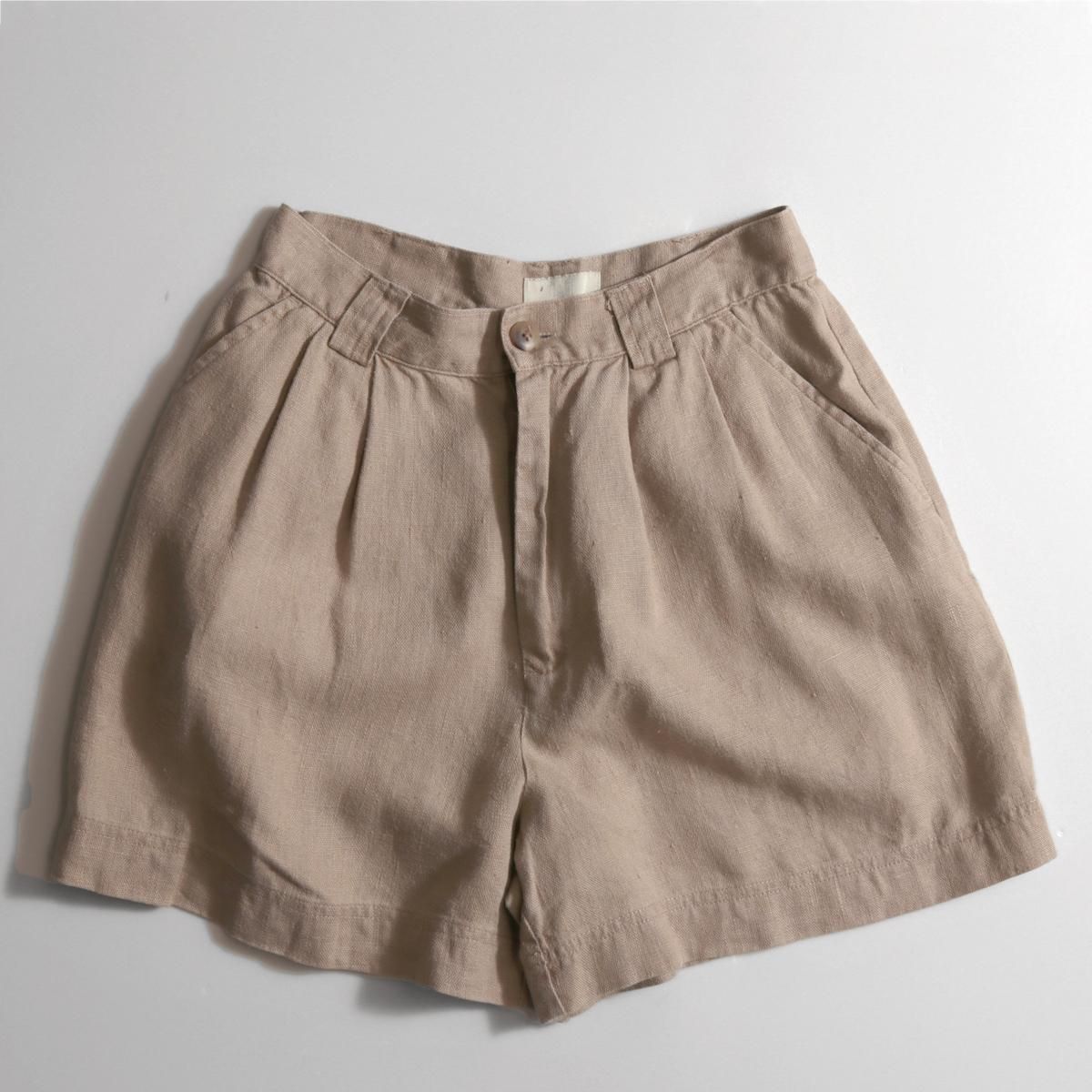 90s OLDGAP オールドギャップ バギー リネンショーツ ベージュ