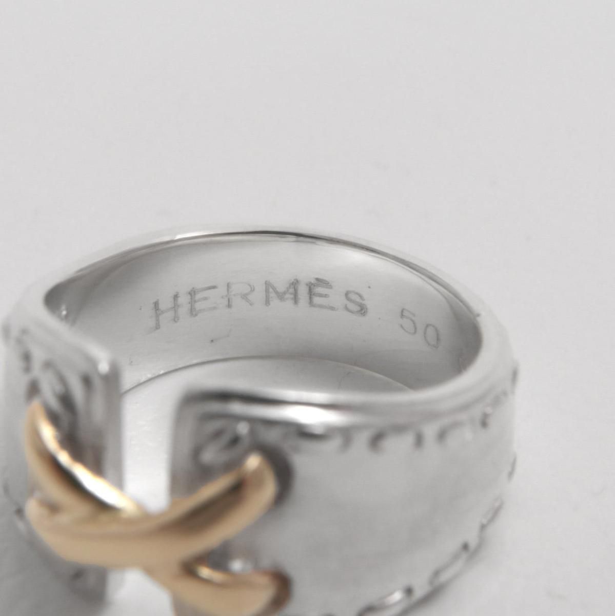 新品仕上げ エルメスリング | シルバーxゴールド - レディース 渋谷