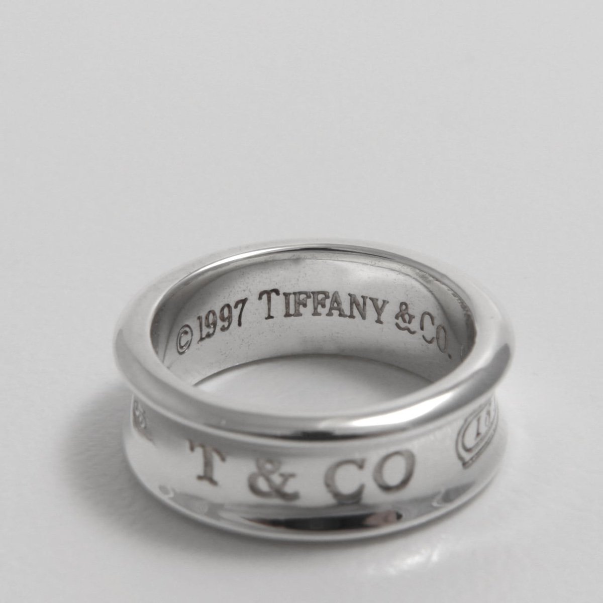 TIFFANY&Co. ティファニー/SV925 1837リング/細タイプ 23号 メンズOK シルバー 新品仕上げ済み(14587)