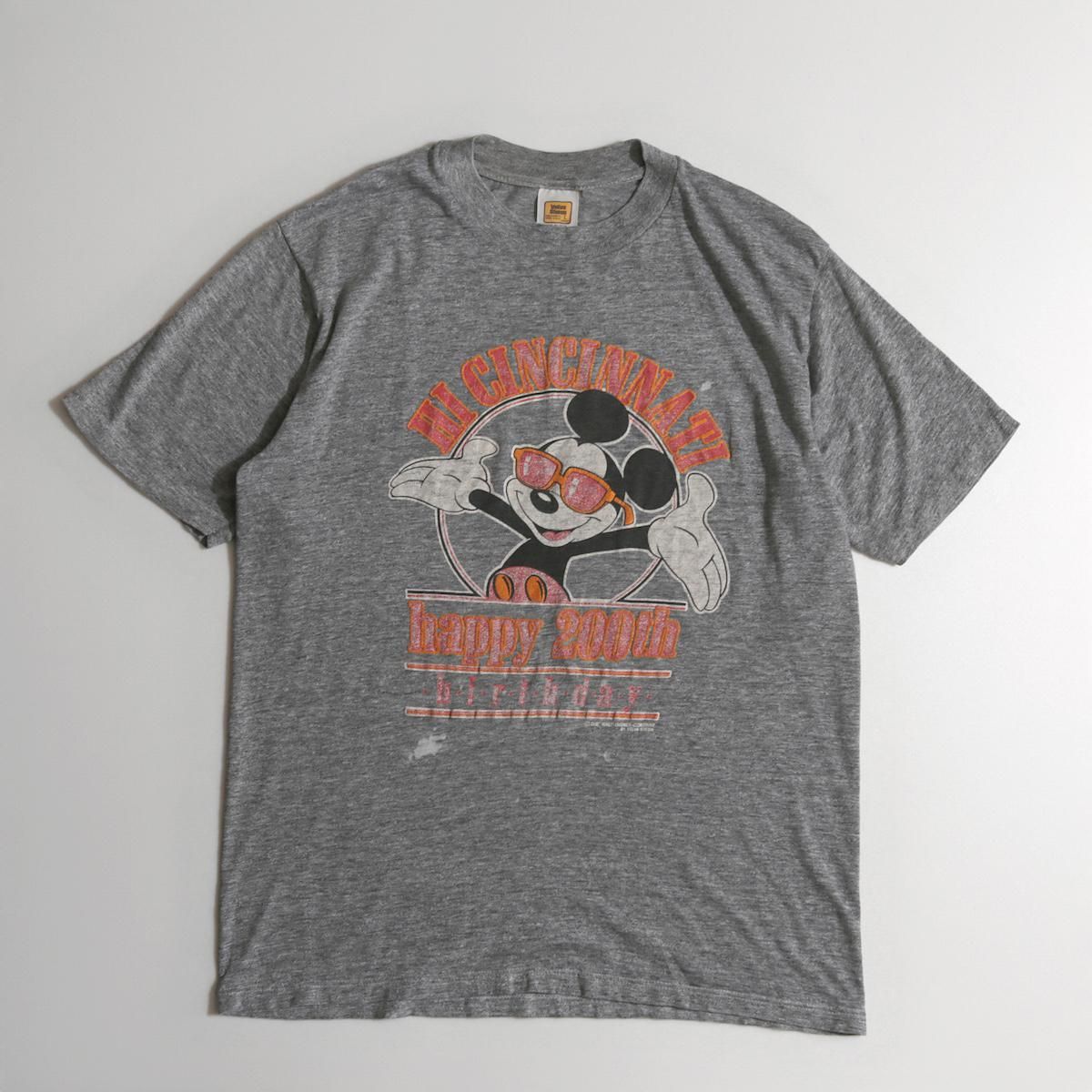 USA製 80s 古着 ヴィンテージ OLD ミッキー マウス Tシャツ