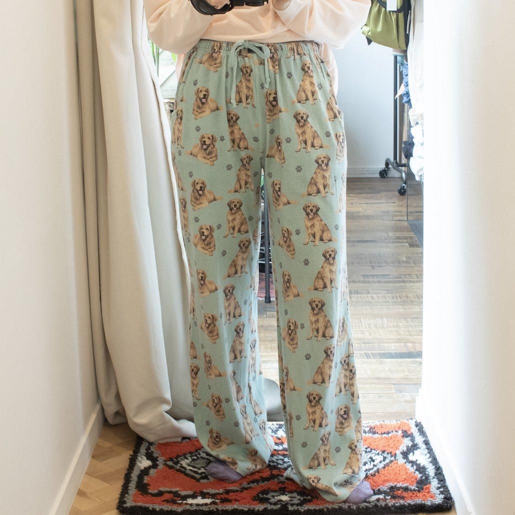 パジャマパンツ　コットンパンツ　vintage 犬　パンツ パジャマパンツ コットンパンツ vintage 犬 パンツ 90s オールド