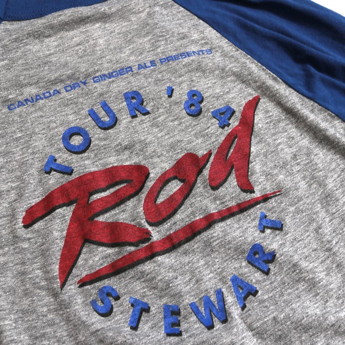 ヴィンテージTシャツ 80’s ロッド・スチュワート 1980s USA製 ヴィンテージ ロッド スチュワート Tシャツ | Rod