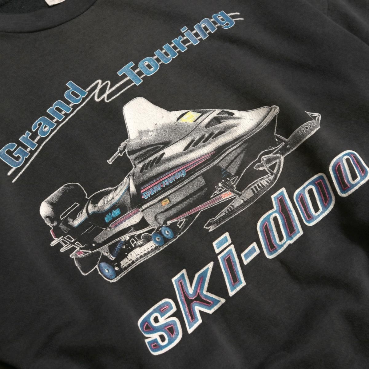 古着　ski-doo skidoo ヴィンテージ スウェット　80s 20 1980s ヴィンテージスウェット|チャコールグレー - レディース