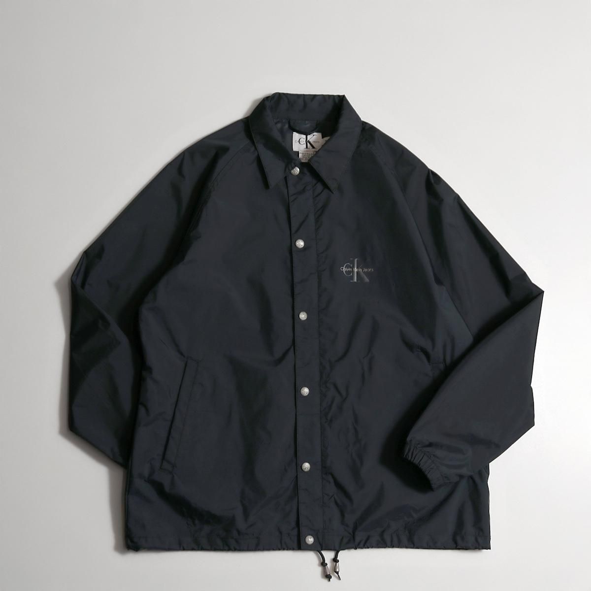   Jeans カルバンクライン 黒 コーチジャケット ヴィンテージ カルバンクライン | コーチジャケット