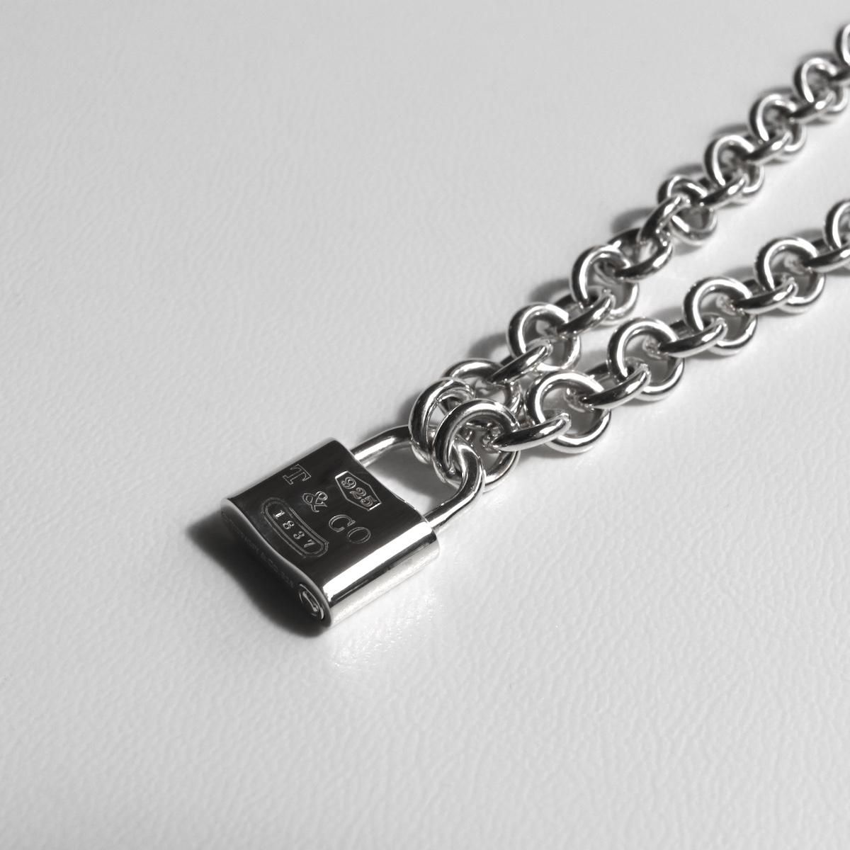 TIFFANY/ティファニー パドロック シルバー925 チョーカー ネックレス TIFFANY/ティファニー パドロック シルバー925 チョーカー