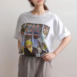 <img class='new_mark_img1' src='https://img.shop-pro.jp/img/new/icons5.gif' style='border:none;display:inline;margin:0px;padding:0px;width:auto;' />1990s ơ TOO LATE Kermit Letter frog ߥåT ѥǥ ۥ磻 9250-7