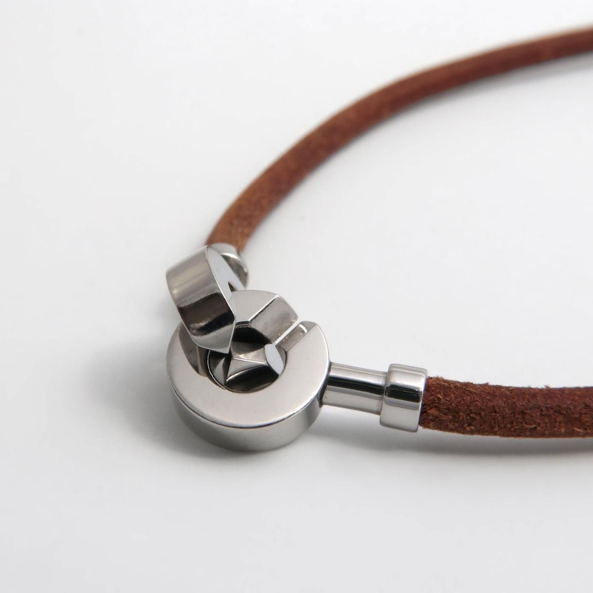 【Vintage HERMES】レザーチョーカー・ブレスレット ヴィンテージ エルメス チョーカー | ブレスレット - レディース