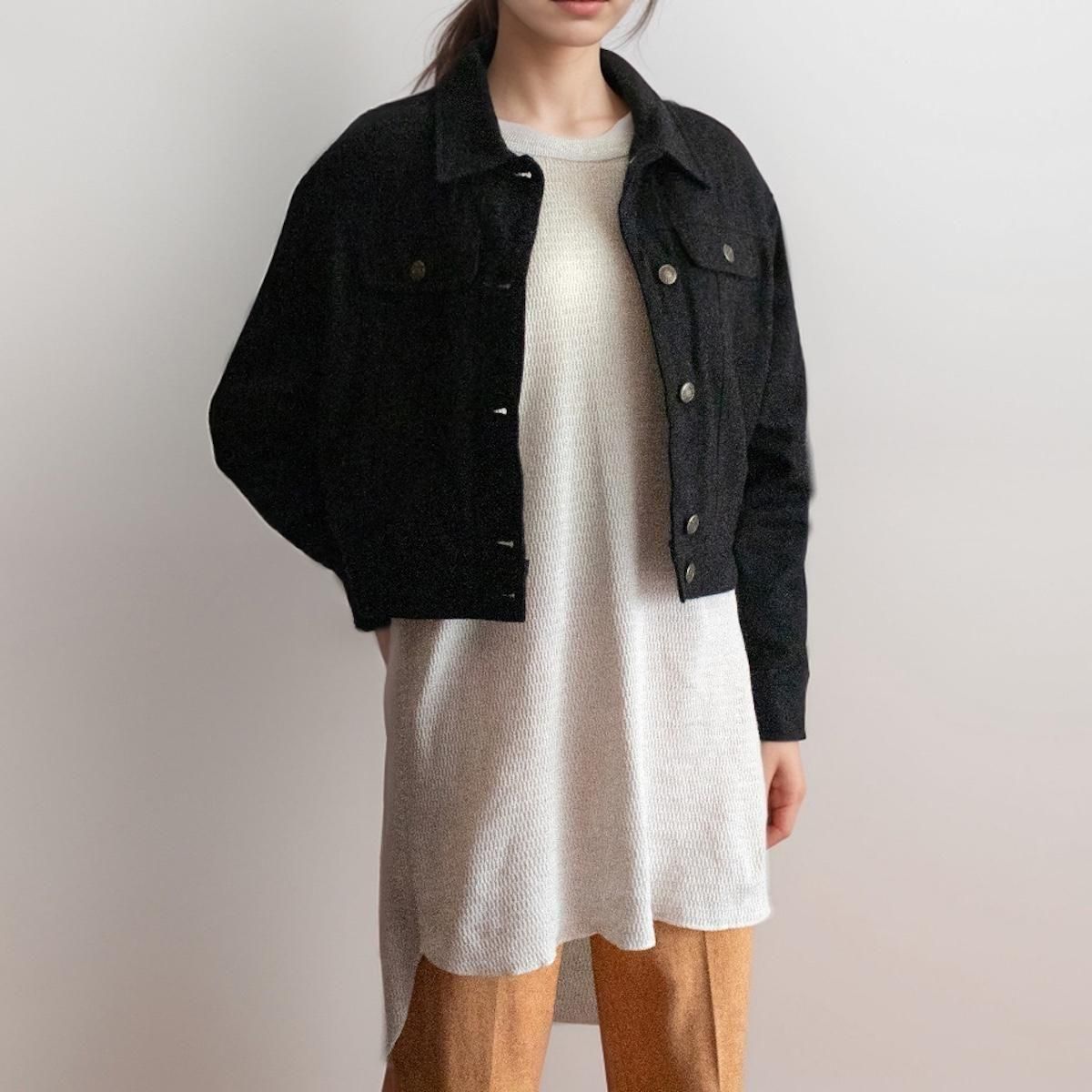 Old GAP 90s ブラックウォッチ チェックウールジャケット 1990s