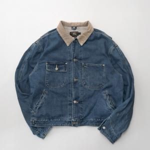 <img class='new_mark_img1' src='https://img.shop-pro.jp/img/new/icons5.gif' style='border:none;display:inline;margin:0px;padding:0px;width:auto;' />1990s USA ơ RRL ǥ˥ॸ㥱å ֥󥱥åȥ饤ʡ ե ֥륢륨 1121-3