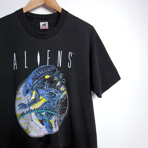 90s Disney Alien Encounter Tシャツ ブラック　レア