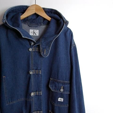 90's オールド カルバンクライン デニムダッフルコート [Calvin Klein] - レディース 渋谷古着屋 通販 mericca Webストア