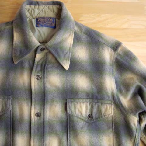 大阪大セール 希少❗️60-70s Pendleton オンブレチェックシャツ シャツ