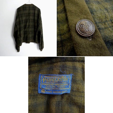 60's ヴィンテージ ペンドルトン ウールカーディガン [Pendleton 