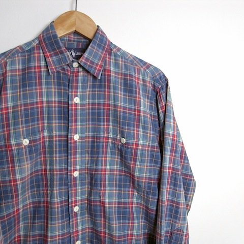 SALE 20%OFF- ～90's オールド ラルフローレン チェクシャツ 香港製 