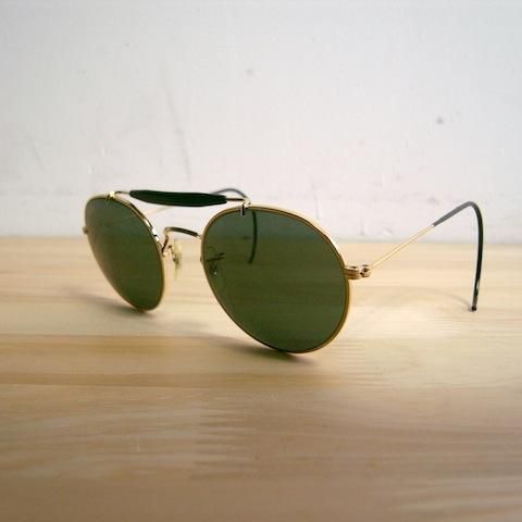 12,000円BAUSCH\u0026LOMB Ray-Ban  ヴィンテージ　ラウンドメタル