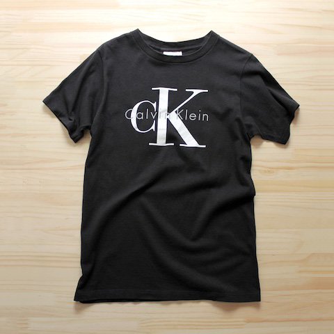 90's USA製 カルバンクライン ロゴ プリント Tシャツ [Calvin Klein 