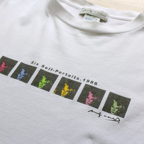 SALE 20%OFF- 90's アンディーウォーホル セルフポートレートTシャツ