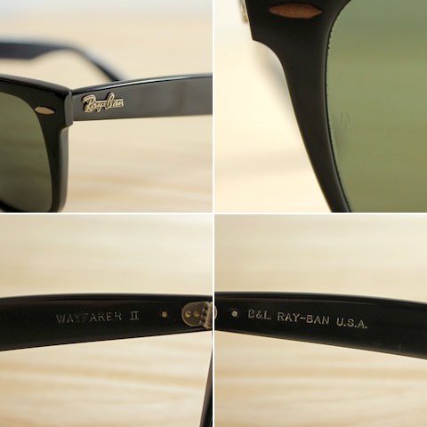 Ray-Ban] 80's～90's B&L USA製 レイバン ウェイファーラー2 エボニー