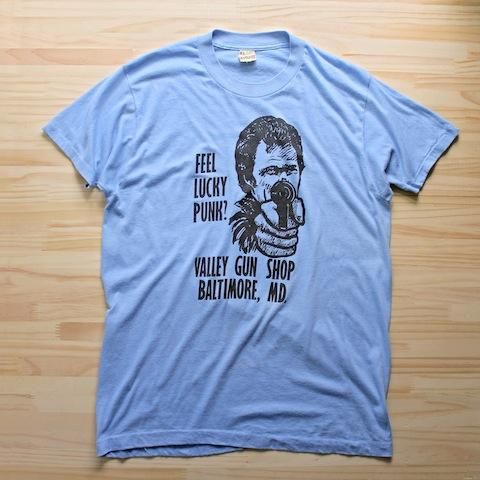 80's USA製 ダーティーハリー ガンショップ Tシャツ [スクリーン