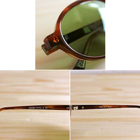 Ray-Ban] 80's~90's B&L USA製 レイバン ギャッツビー スタイル3 [GATSBY STYLE3] - レディース 渋谷古着屋  通販 mericca Webストア