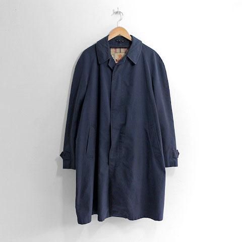 70's ヴィンテージ イングランド製 バラクータ ステンカラーコート ネイビー [BARACUTA] - レディース 渋谷古着屋 通販  mericca Webストア