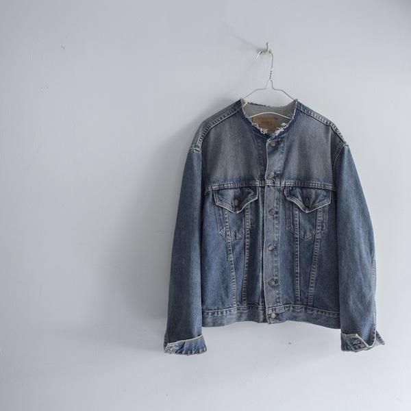 Levi's  ノーカラーデニムジャケット