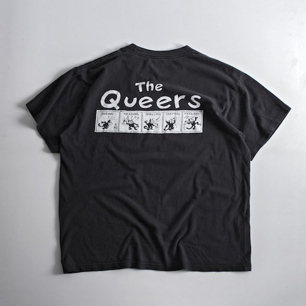 身幅5890s THE QUEERS(ザ・クイアーズ)コンバースパロディ　Tシャツ
