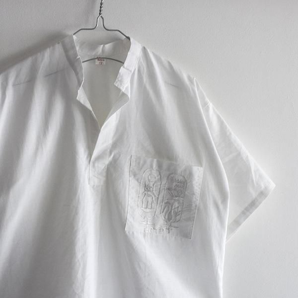 ●古着● エジプト壁画 刺繍 シャツブラウス ○古着○ エジプト壁画 刺繍 シャツブラウス ○古着○ エジプト