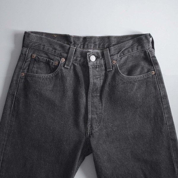 レディース] 90's USA製 リーバイス 501 ブラックデニム W29 [Levis