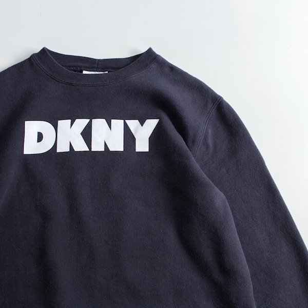 レディース] 90's DKNY ロゴスウェット ネイビー - レディース 渋谷