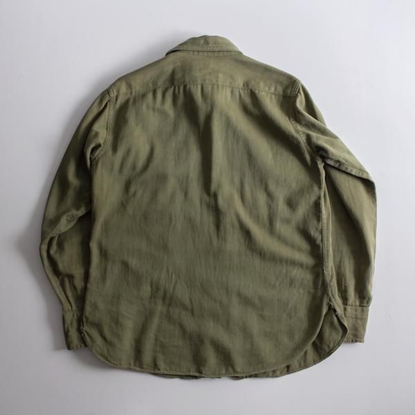 50s　ボーイスカウト　マチ付き　チェンジボタン　ユニフォーム　長袖　ブラウス 40's BOYSCOUT OF AMERICA ボーイスカウトシャツ BSA チェンジ