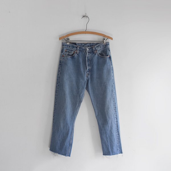 レディース 90 S Usa製 リーバイス 501 デニムパンツ 裾切りっぱなし W30 Levis レディース 渋谷古着屋 通販 Mericca Webストア