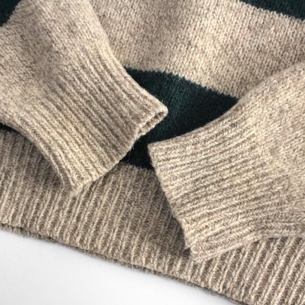 80's USA製 ヴィンテージ LLビーン ボーダーニット [L.L.Bean