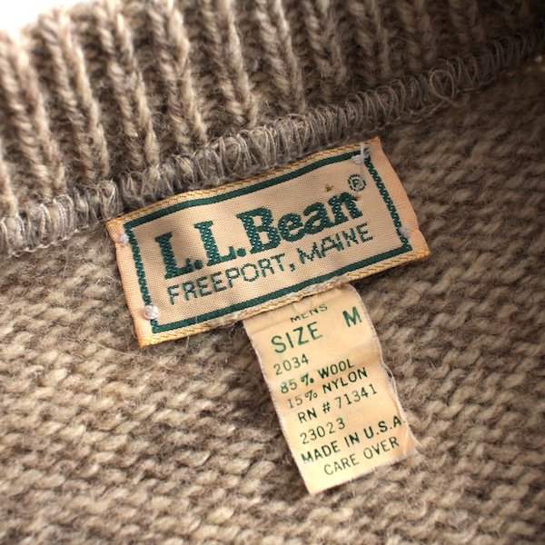 80's USA製 ヴィンテージ LLビーン ボーダーニット [L.L.Bean