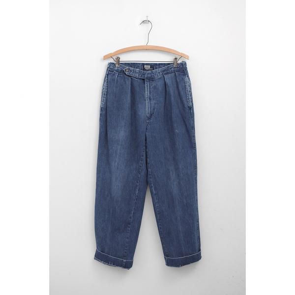 80's USA製 オールド ラルフローレン デニムパンツ 2タック