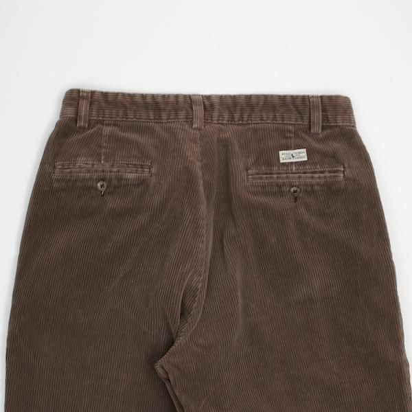 ラルフローレン コーデュロイパンツ 2タック ブラウン [Ralph