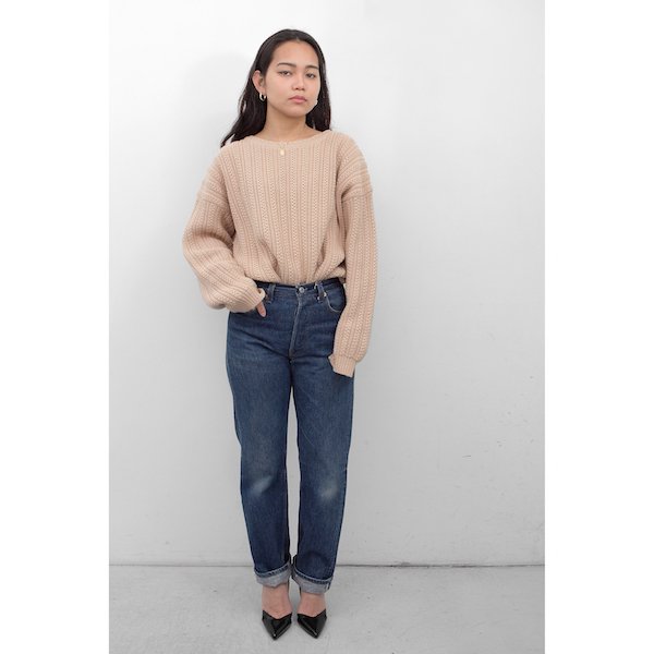 レディース] 90's USA製 リーバイス 501 デニムパンツ 濃紺 W29 [Levis