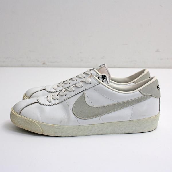 レディース 80 S ヴィンテージ ナイキ ブルインレザー 白x灰 Nike レディース 渋谷古着屋 通販 Mericca Webストア