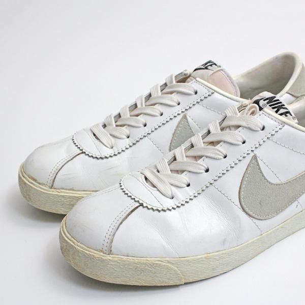 レディース 80 S ヴィンテージ ナイキ ブルインレザー 白x灰 Nike レディース 渋谷古着屋 通販 Mericca Webストア